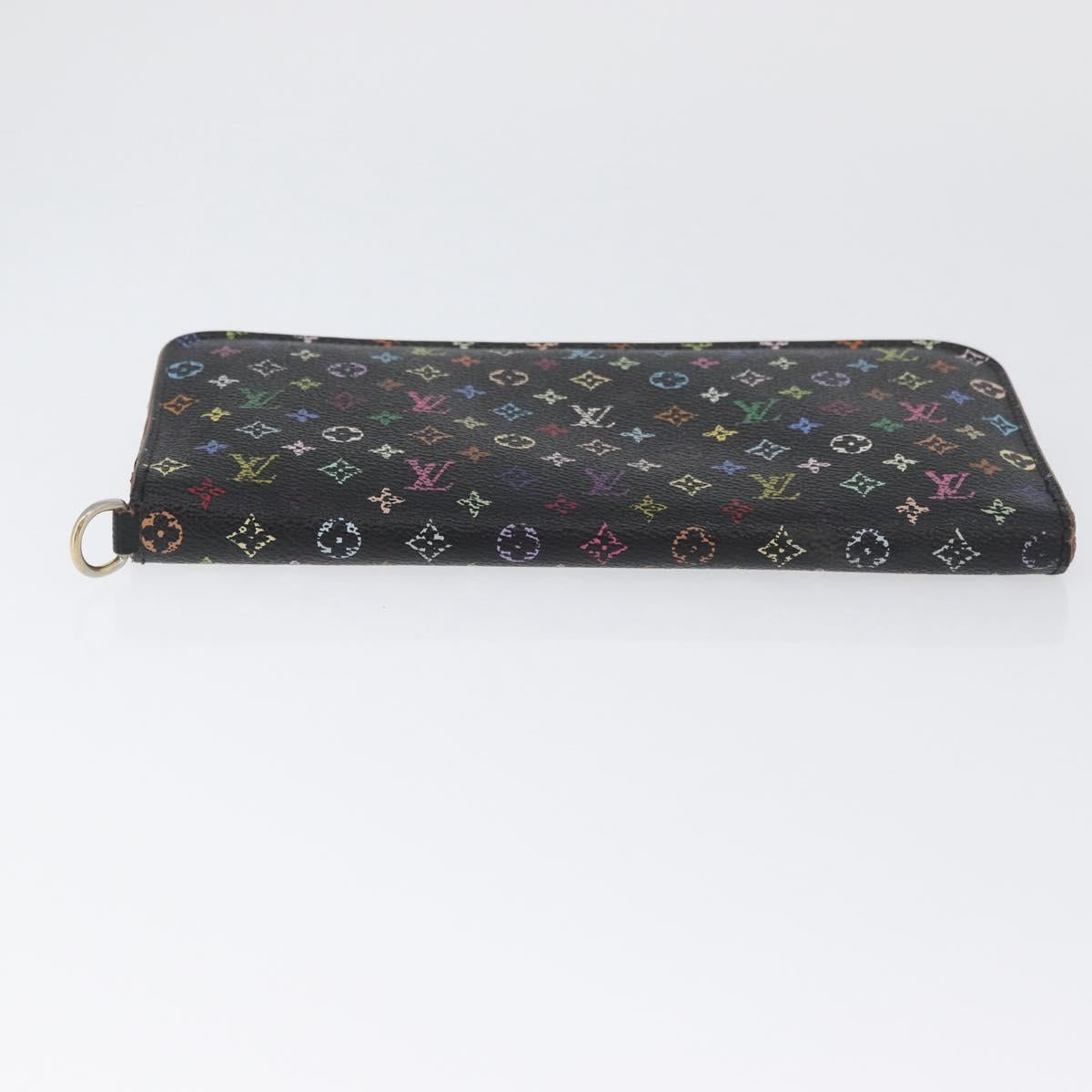 LOUIS VUITTON Multicolor Portefeuille Insolite Wallet Black M93754 Auth bs33961
