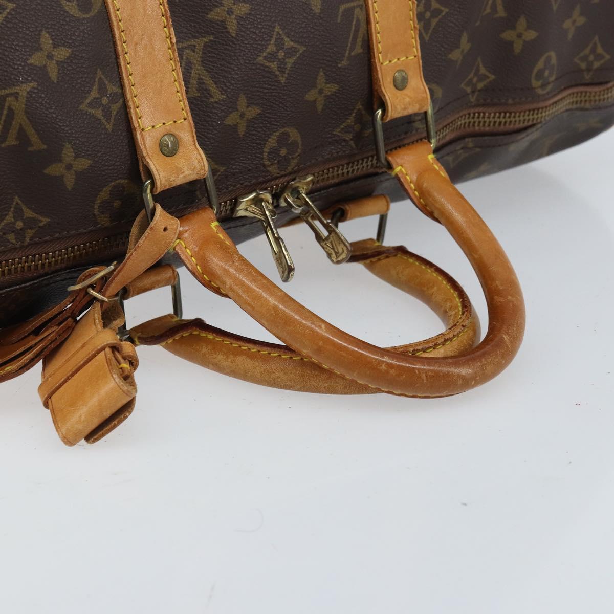 LOUIS VUITTON Monogram Keepall 45 Boston Bag M41428 LV Auth bs33963