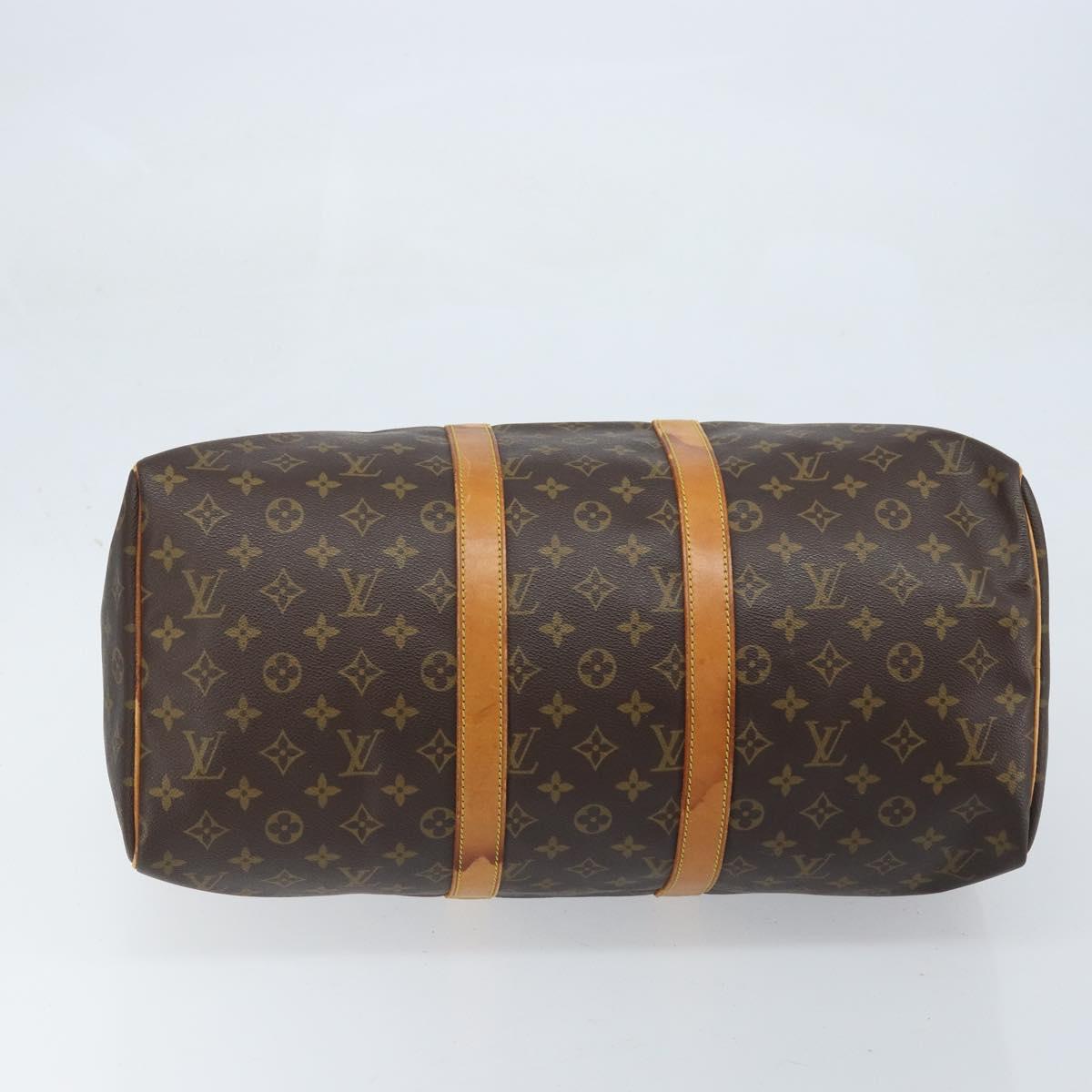 LOUIS VUITTON Monogram Keepall 45 Boston Bag M41428 LV Auth bs33963