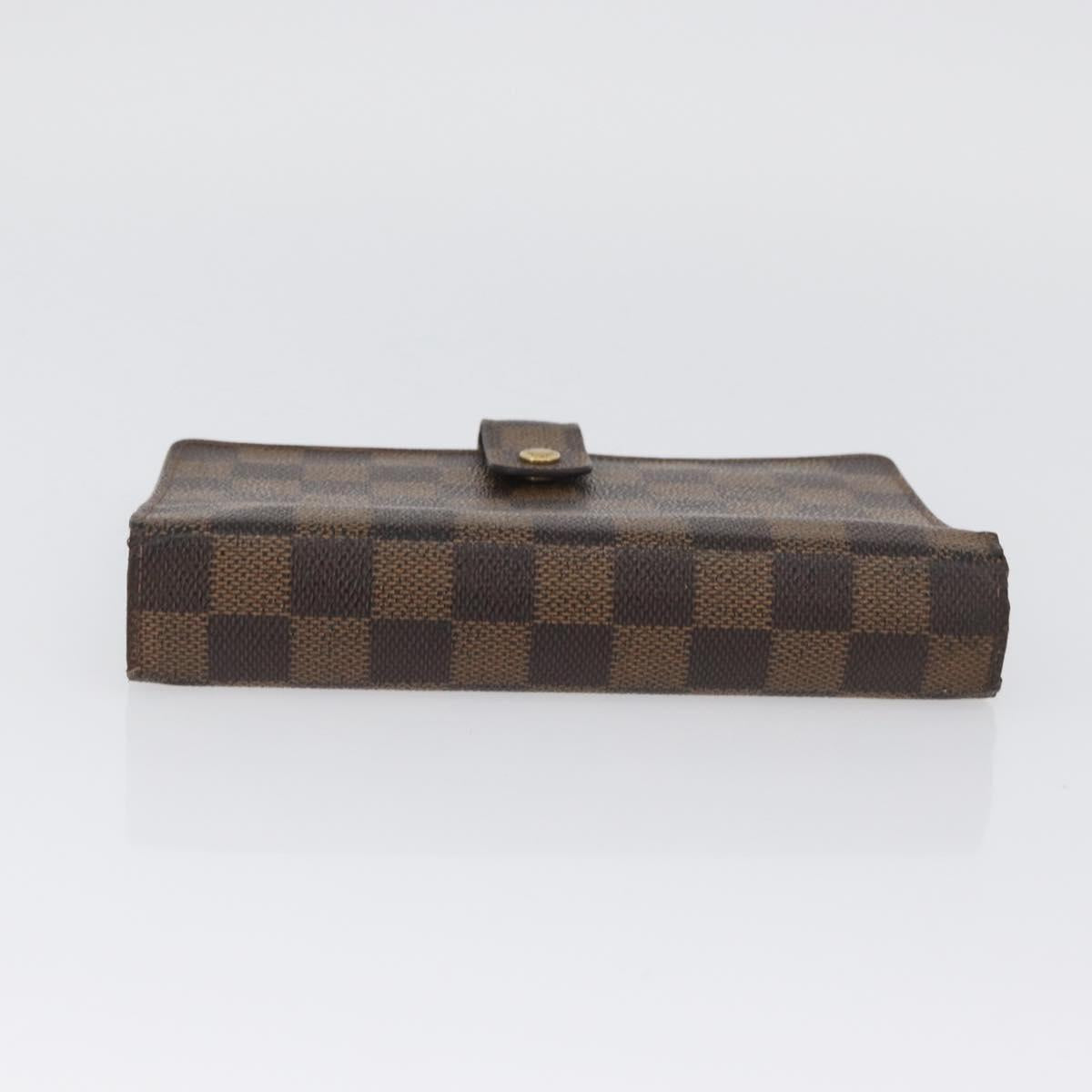 LOUIS VUITTON Damier Ebene Agenda MM Day Planner Cover R20240 LV Auth bs33964