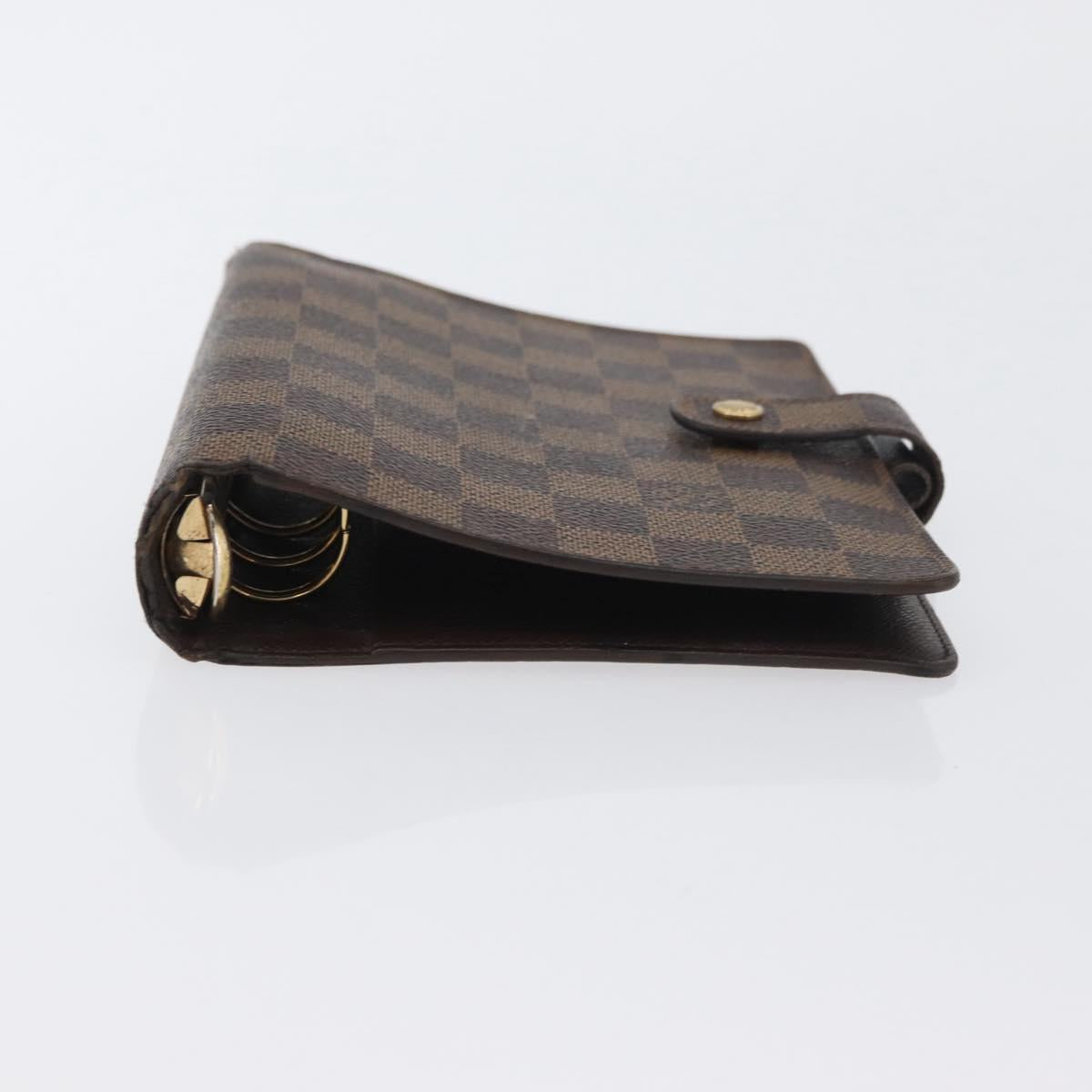 LOUIS VUITTON Damier Ebene Agenda MM Day Planner Cover R20240 LV Auth bs33964