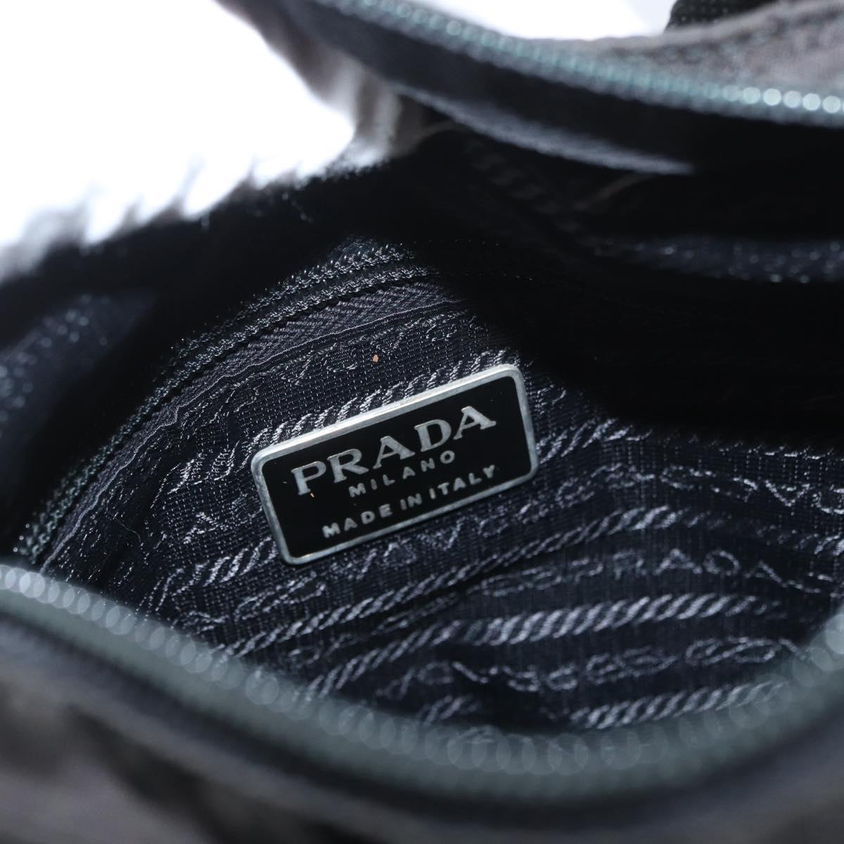 PRADA Shoulder Bag Nylon Black Auth bs33979