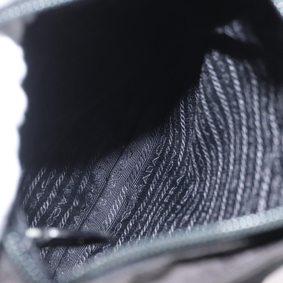 PRADA Shoulder Bag Nylon Black Auth bs33979