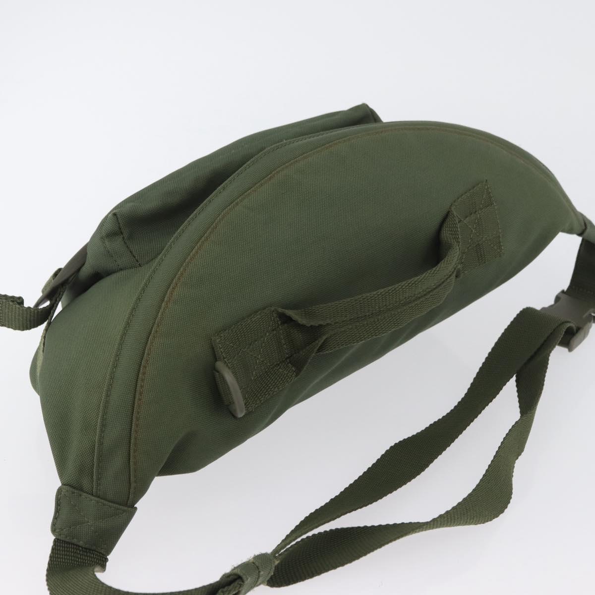 BALENCIAGA Body Bag Canvas Khaki 644035 Auth bs33995