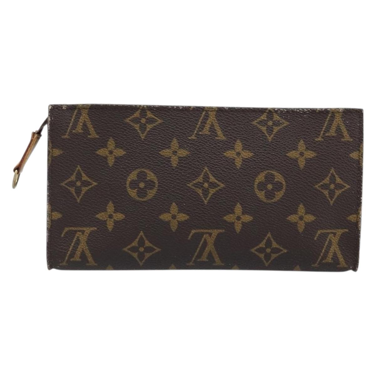LOUIS VUITTON Monogram Bucket GM Accessory Pouch LV Auth bs33999