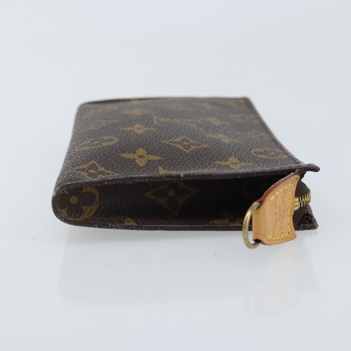 LOUIS VUITTON Monogram Bucket GM Accessory Pouch LV Auth bs33999