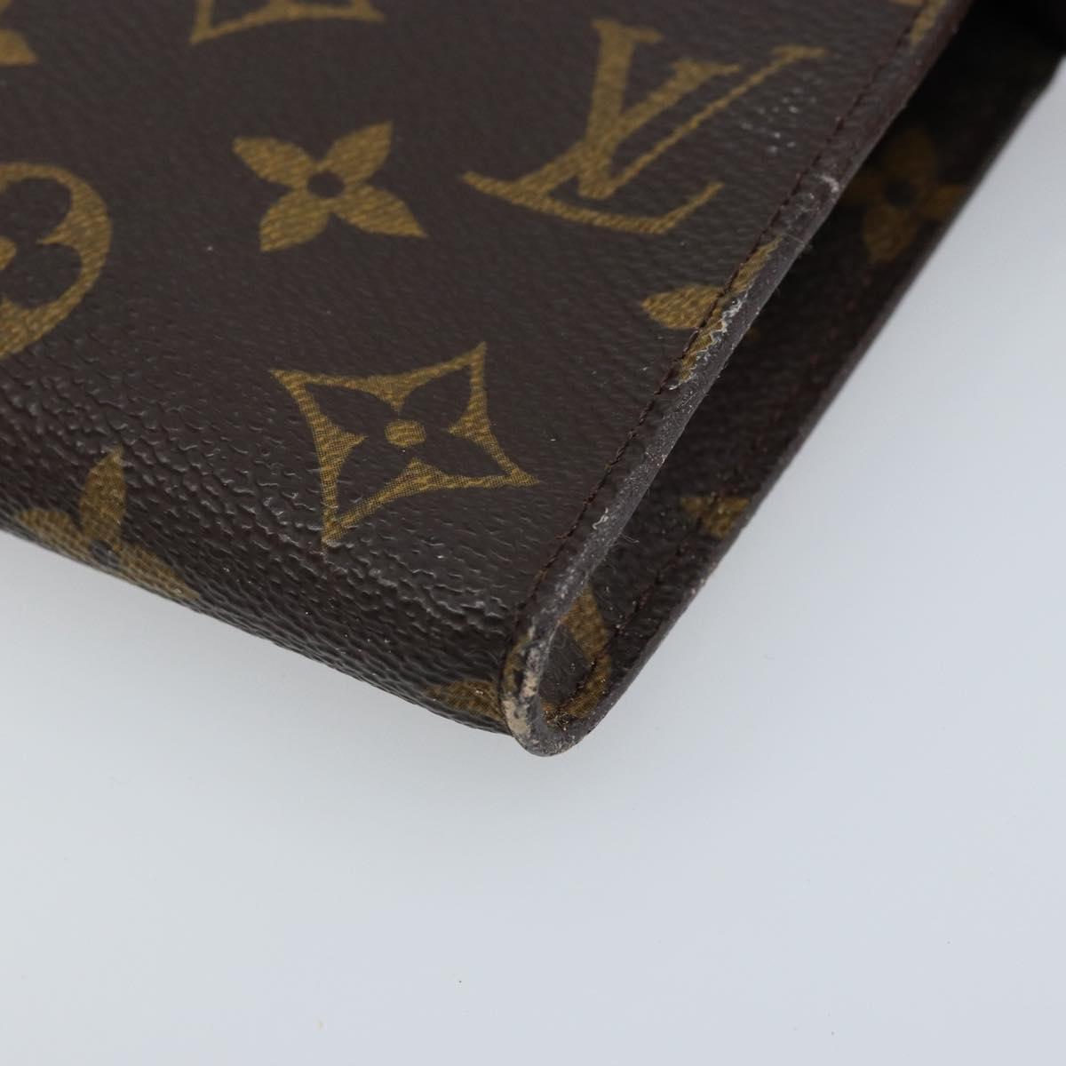 LOUIS VUITTON Monogram Bucket GM Accessory Pouch LV Auth bs33999