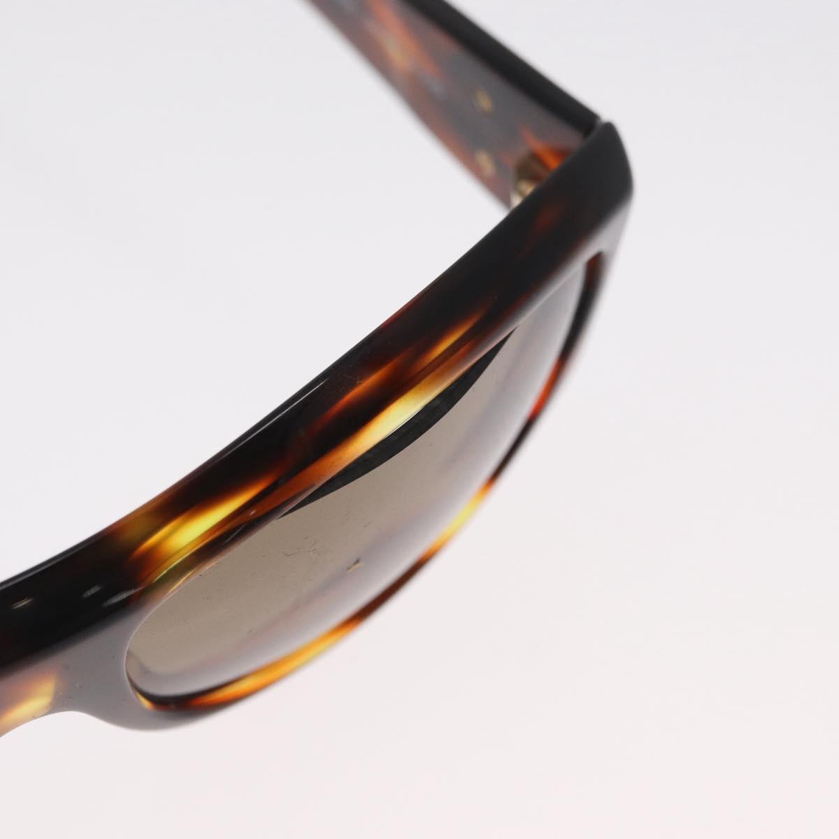 CHANEL Sunglasses plastic Brown CC Auth bs34035