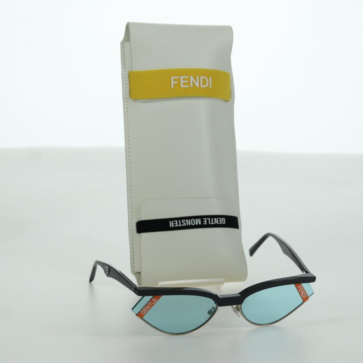 FENDI Sunglasses plastic Gray Auth bs34039M
