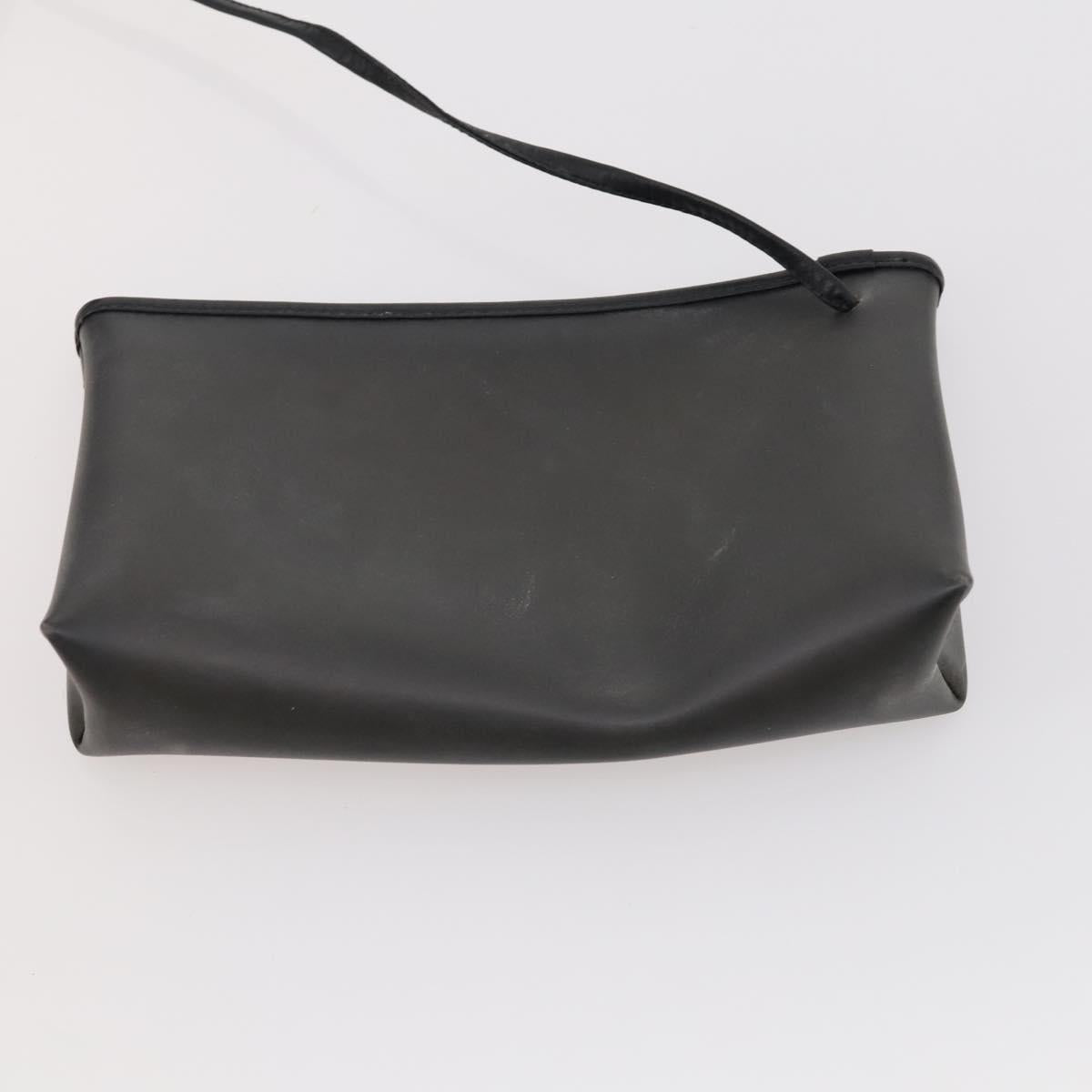 Salvatore Ferragamo Hand Bag Leather 3 Set Black Auth bs34044