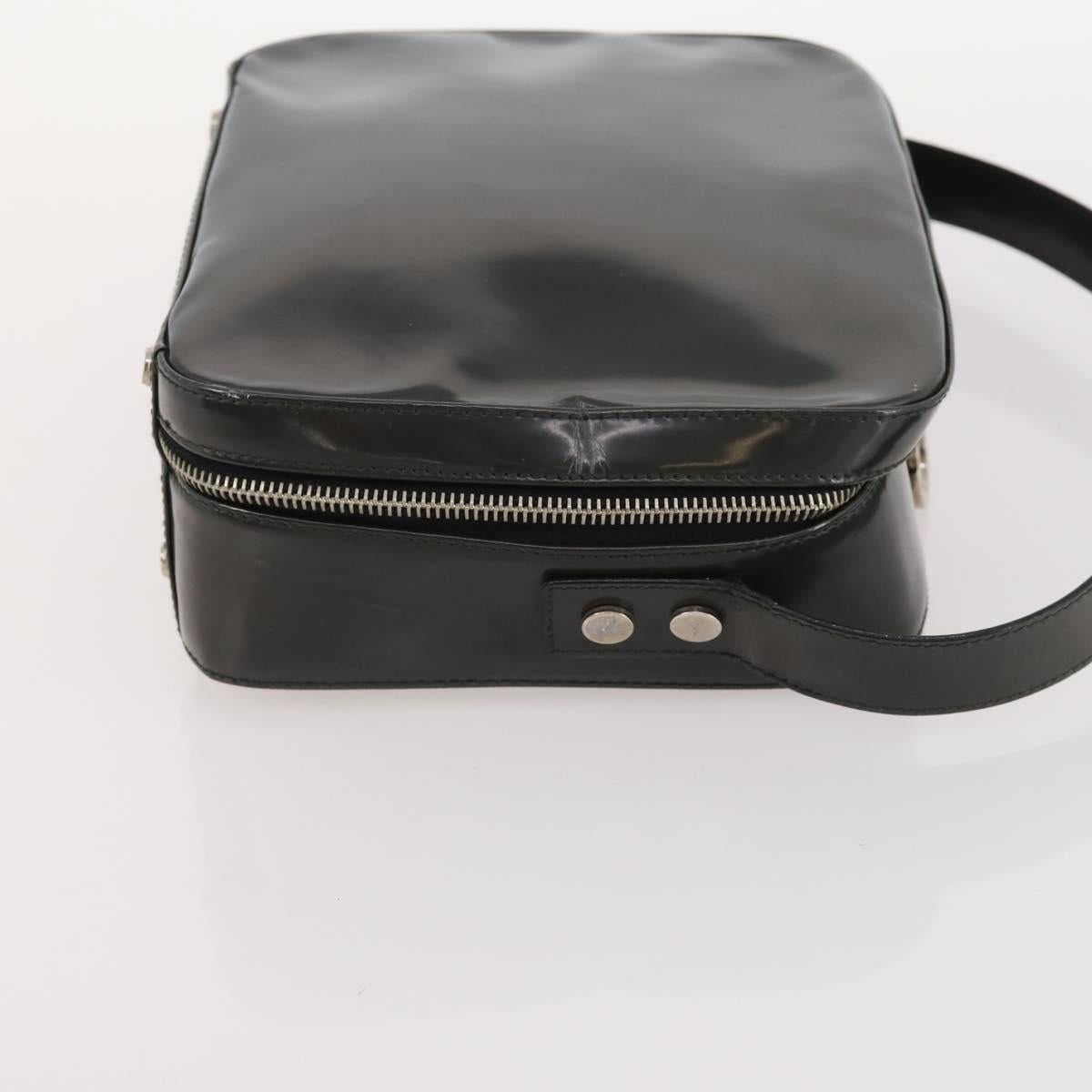Salvatore Ferragamo Hand Bag Leather 3 Set Black Auth bs34044