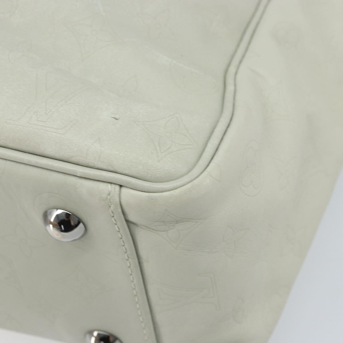 LOUIS VUITTON Monogram Clarkson Shoulder Bag White LV Auth bs34065
