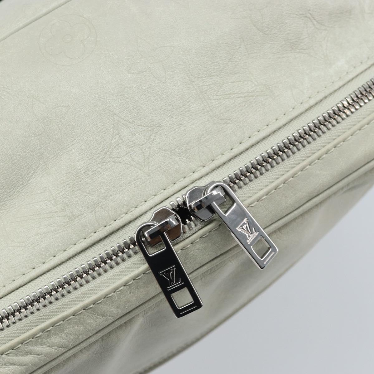 LOUIS VUITTON Monogram Clarkson Shoulder Bag White LV Auth bs34065