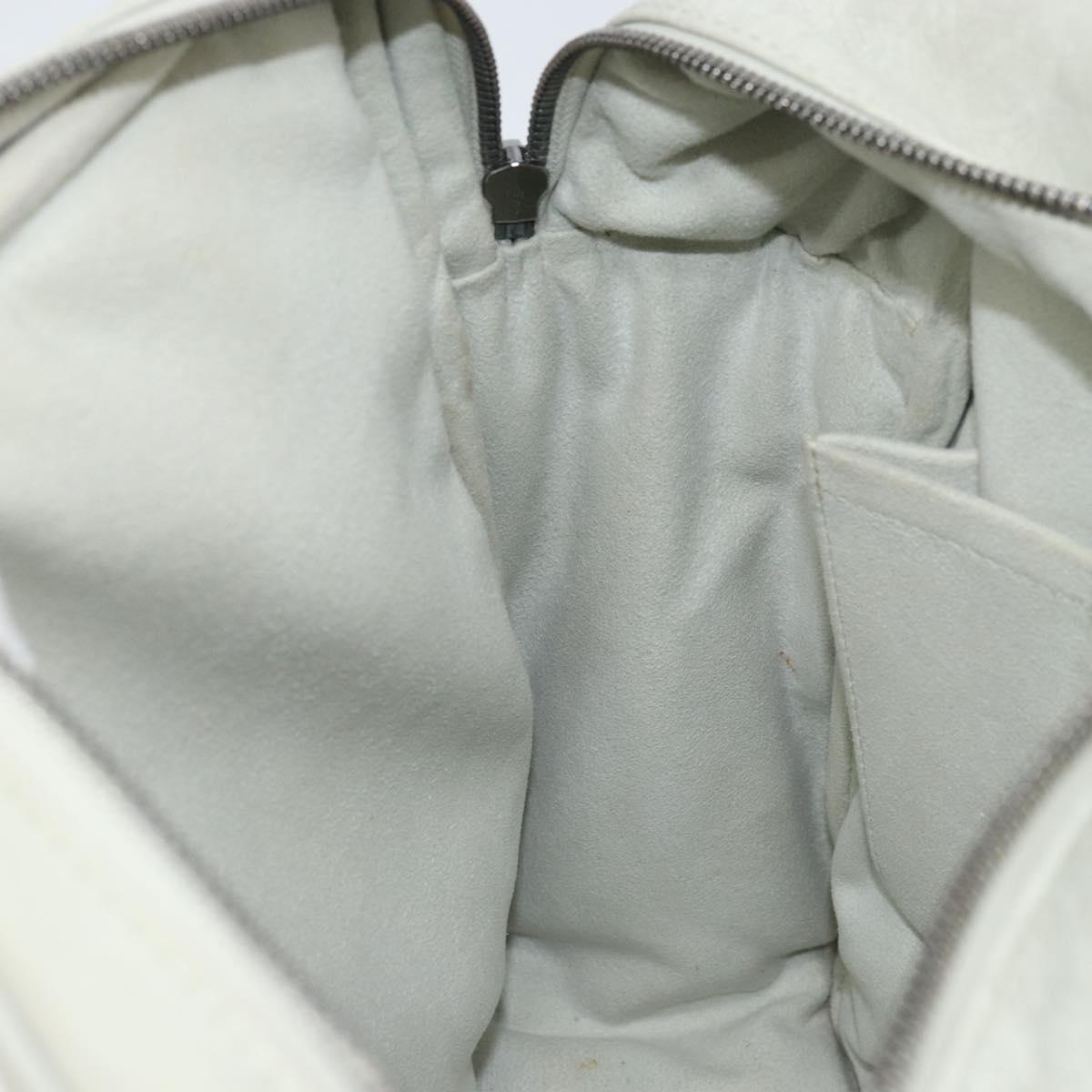 LOUIS VUITTON Monogram Clarkson Shoulder Bag White LV Auth bs34065