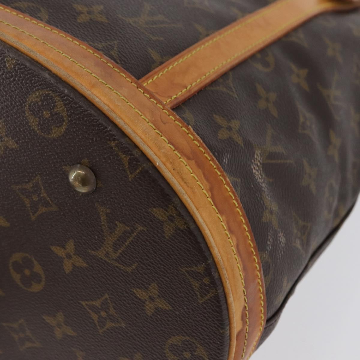 LOUIS VUITTON Monogram Bucket GM Shoulder Bag M42236 LV Auth bs34066