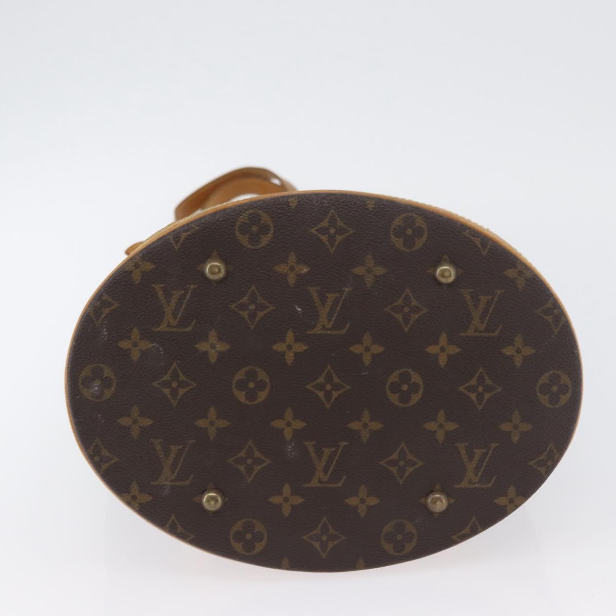 LOUIS VUITTON Monogram Bucket GM Shoulder Bag M42236 LV Auth bs34066