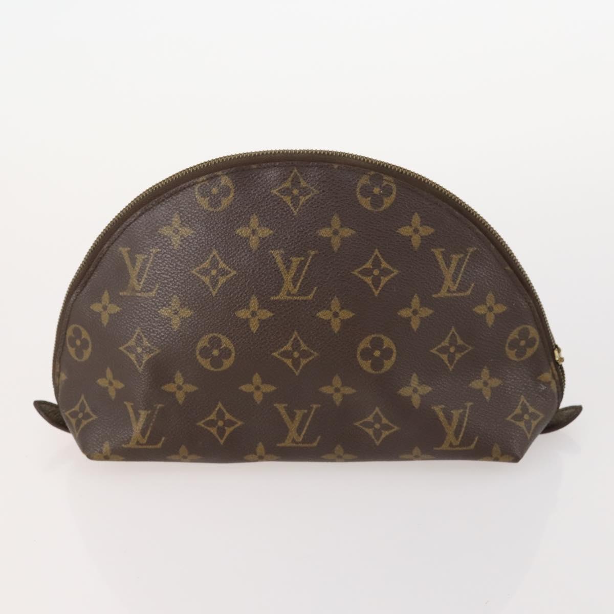 LOUIS VUITTON Monogram Pouch Clutch Bag 2 Set LV Auth bs34068