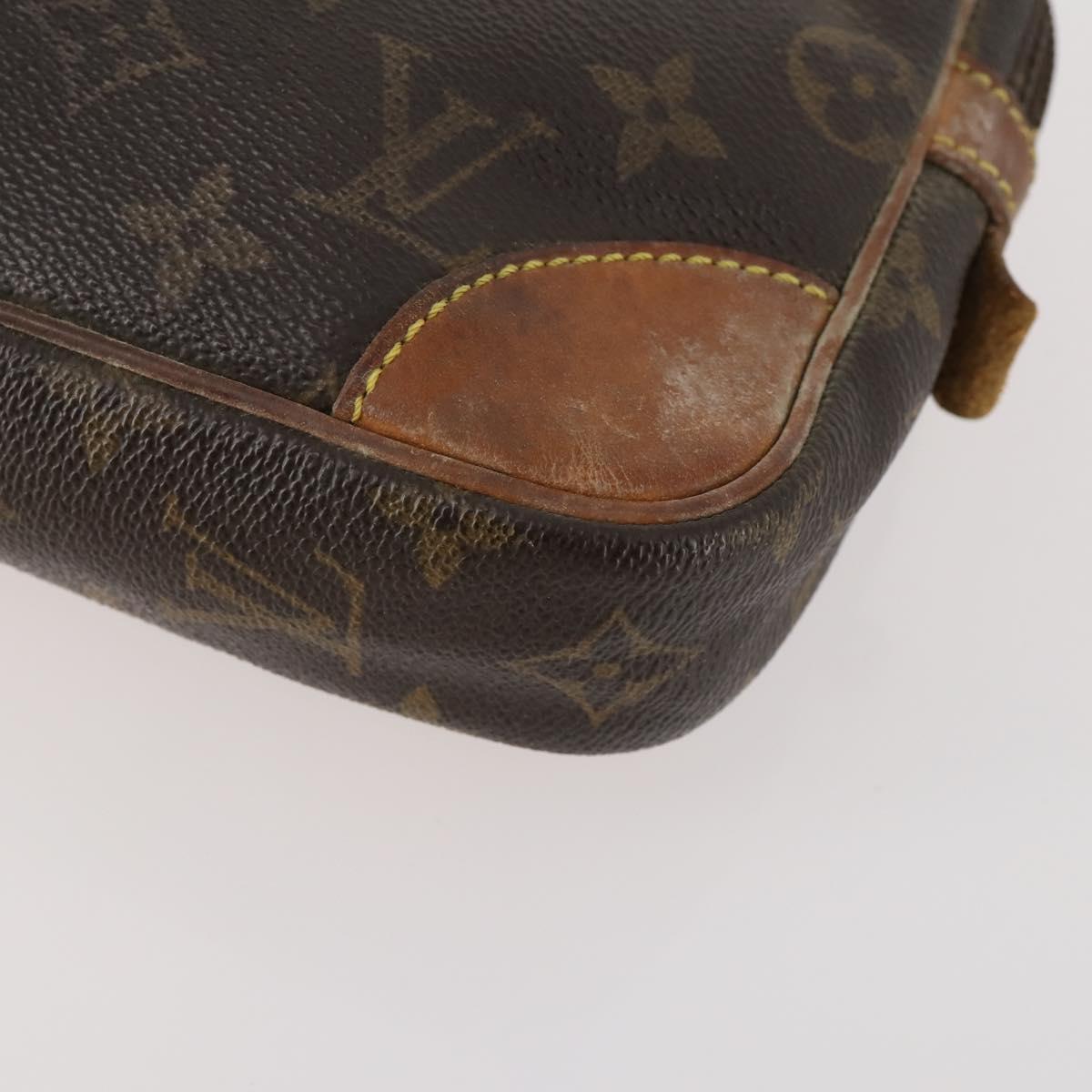 LOUIS VUITTON Monogram Pouch Clutch Bag 2 Set LV Auth bs34068