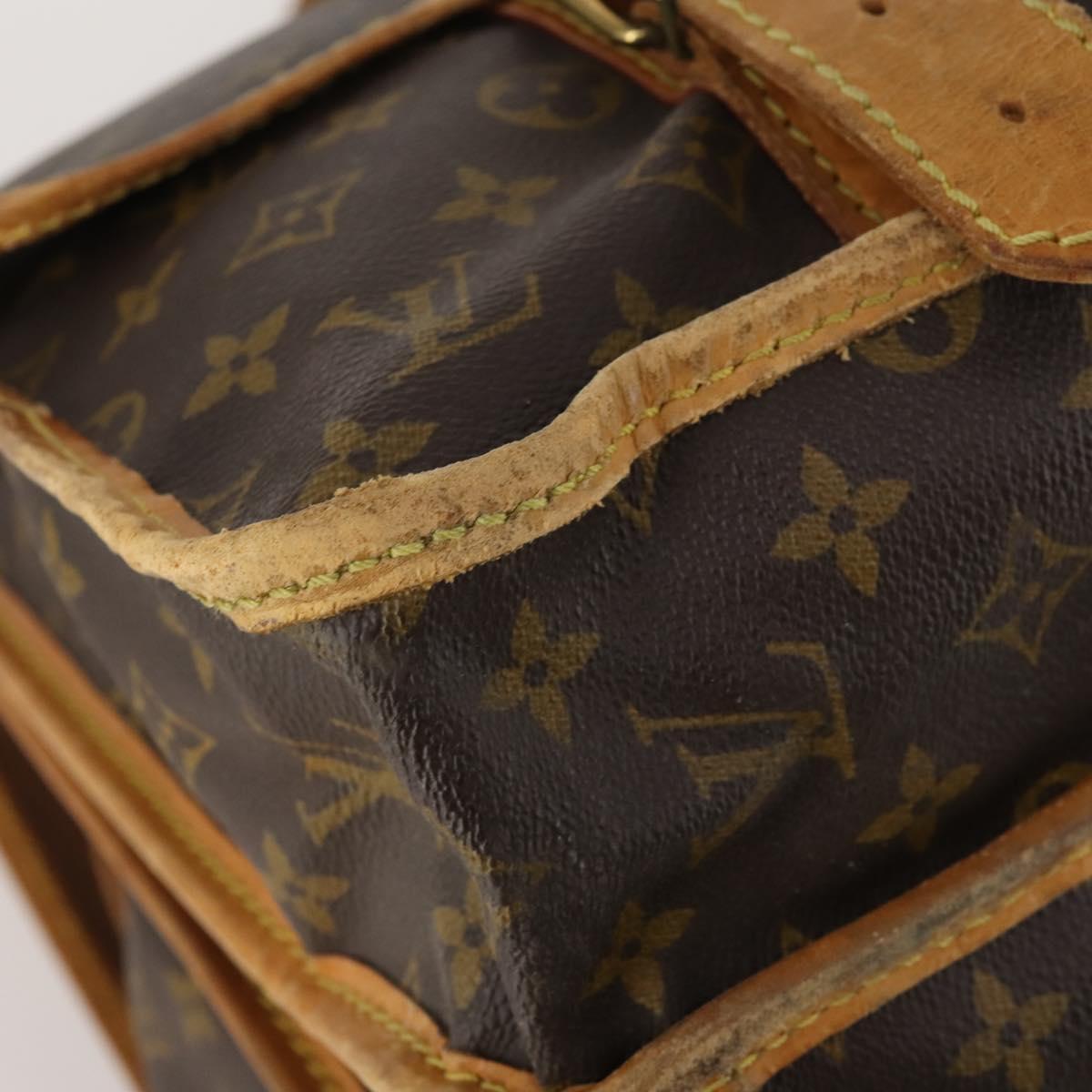 LOUIS VUITTON Monogram Sac Kleber Travel Bag M58122 LV Auth bs34077
