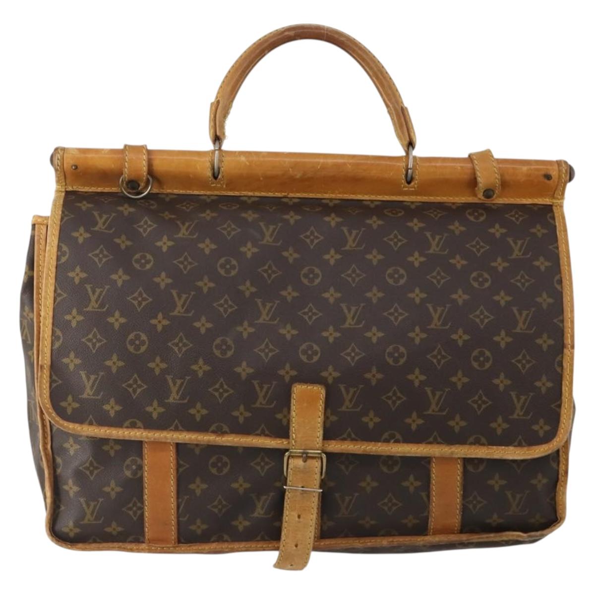 LOUIS VUITTON Monogram Sac Kleber Travel Bag M58122 LV Auth bs34077