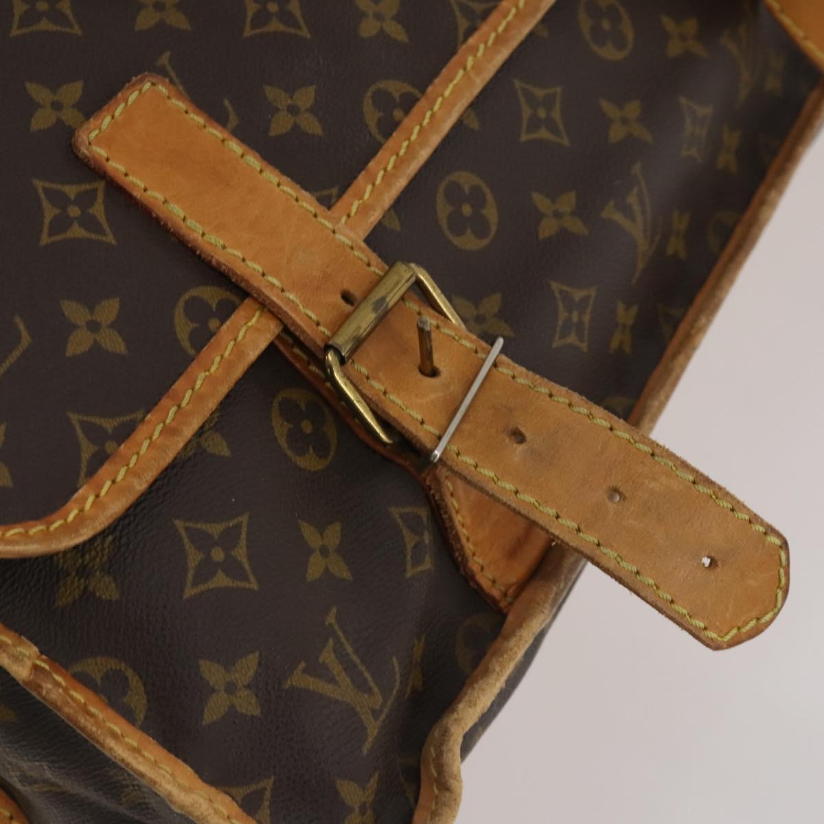 LOUIS VUITTON Monogram Sac Kleber Travel Bag M58122 LV Auth bs34077