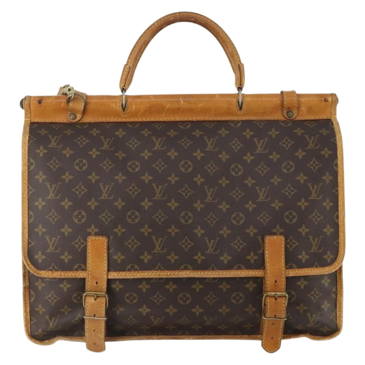 LOUIS VUITTON Monogram Sac Kleber Travel Bag M58122 LV Auth bs34077