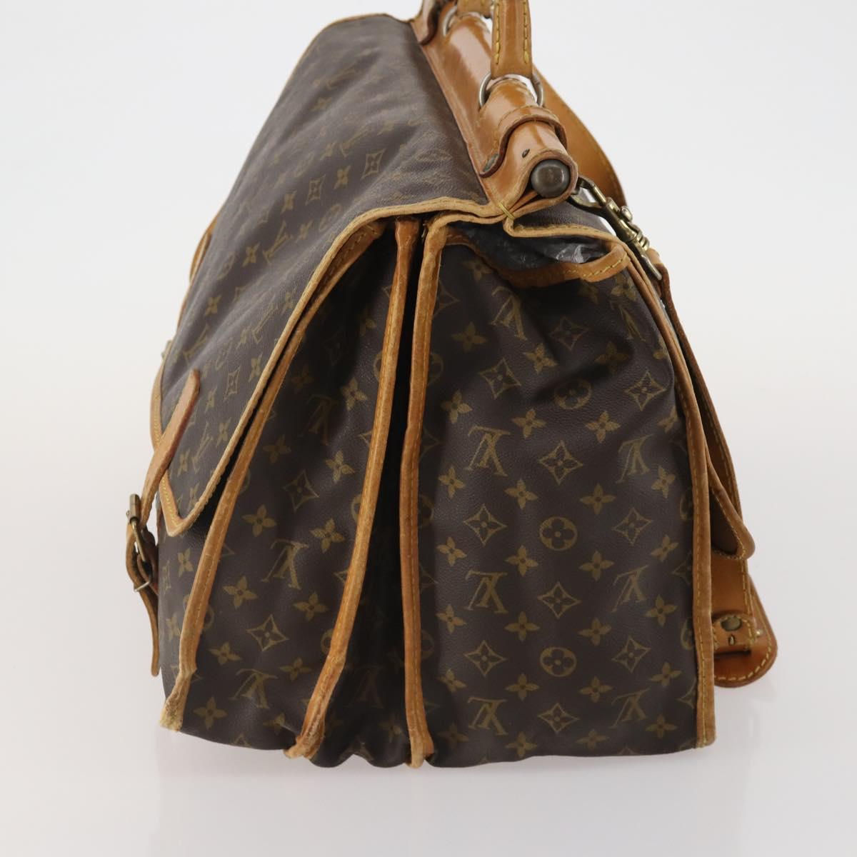 LOUIS VUITTON Monogram Sac Kleber Travel Bag M58122 LV Auth bs34077