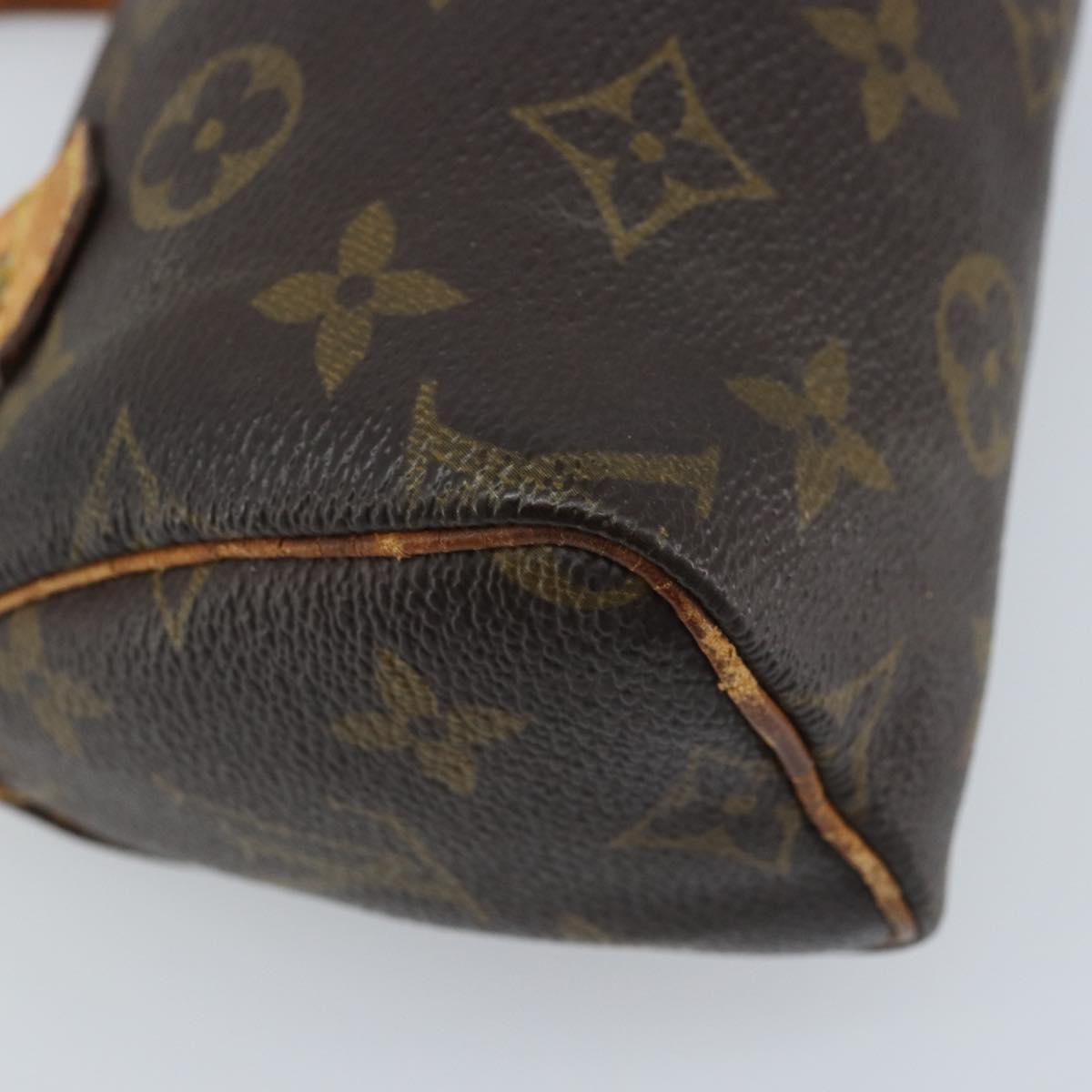 LOUIS VUITTON Monogram Mini Speedy Hand Bag M41534 LV Auth bs34085