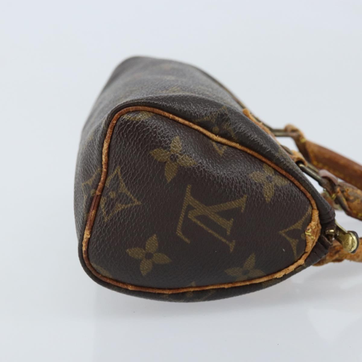 LOUIS VUITTON Monogram Mini Speedy Hand Bag M41534 LV Auth bs34085