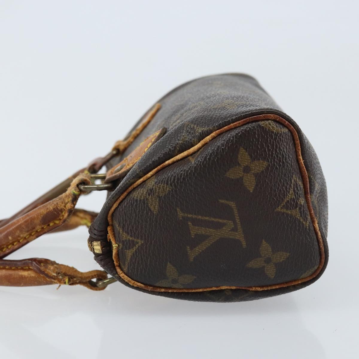 LOUIS VUITTON Monogram Mini Speedy Hand Bag M41534 LV Auth bs34085