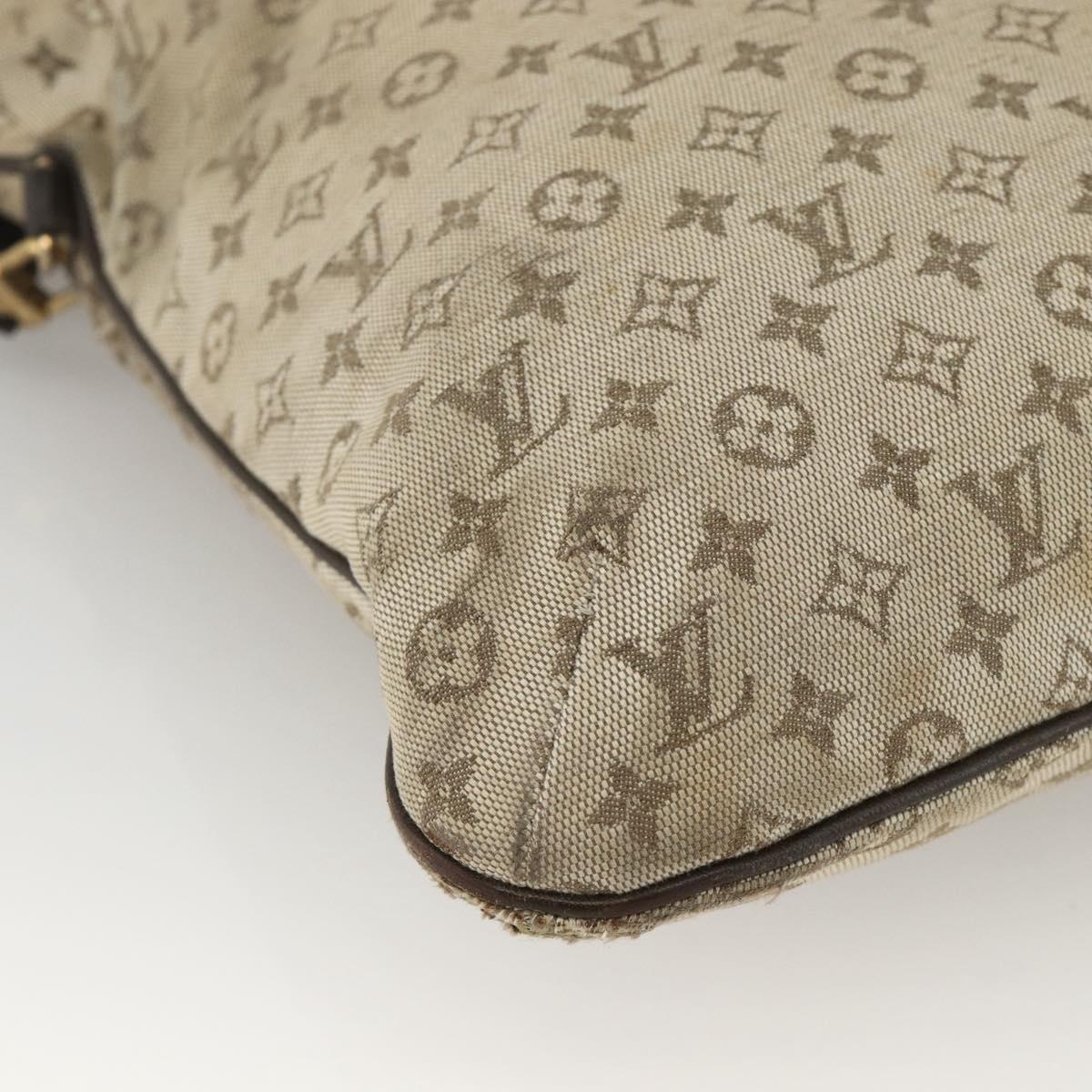 LOUIS VUITTON Monogram Mini Françoise Tote Bag 2way Khaki M92209 LV Auth bs34106