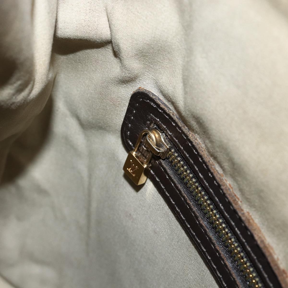 LOUIS VUITTON Monogram Mini Françoise Tote Bag 2way Khaki M92209 LV Auth bs34106