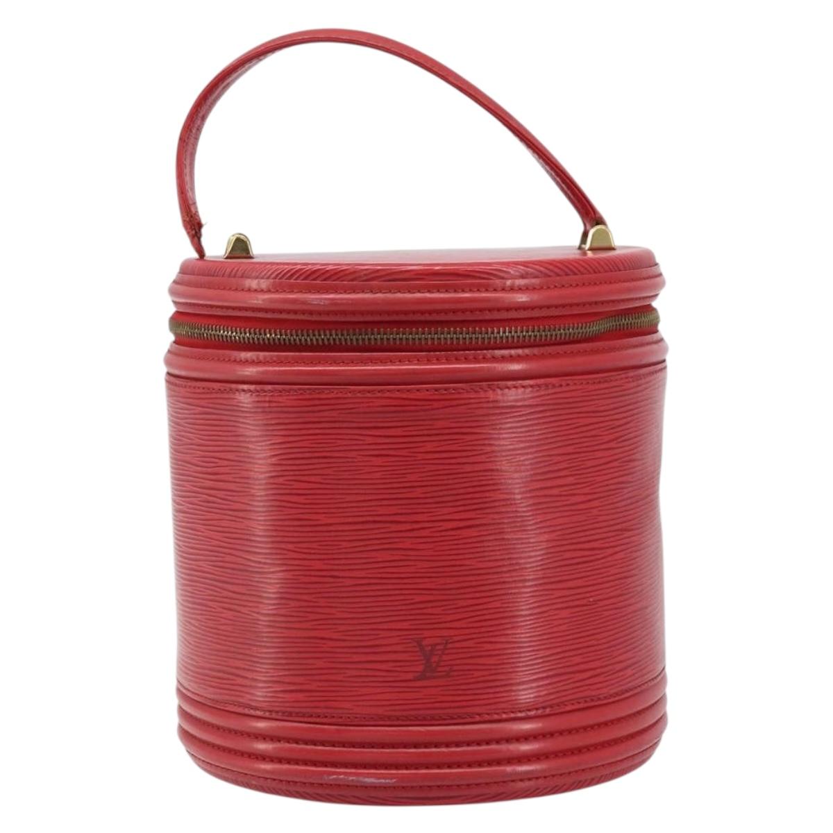 LOUIS VUITTON Epi Cannes Hand Bag Red M48037 LV Auth bs34129
