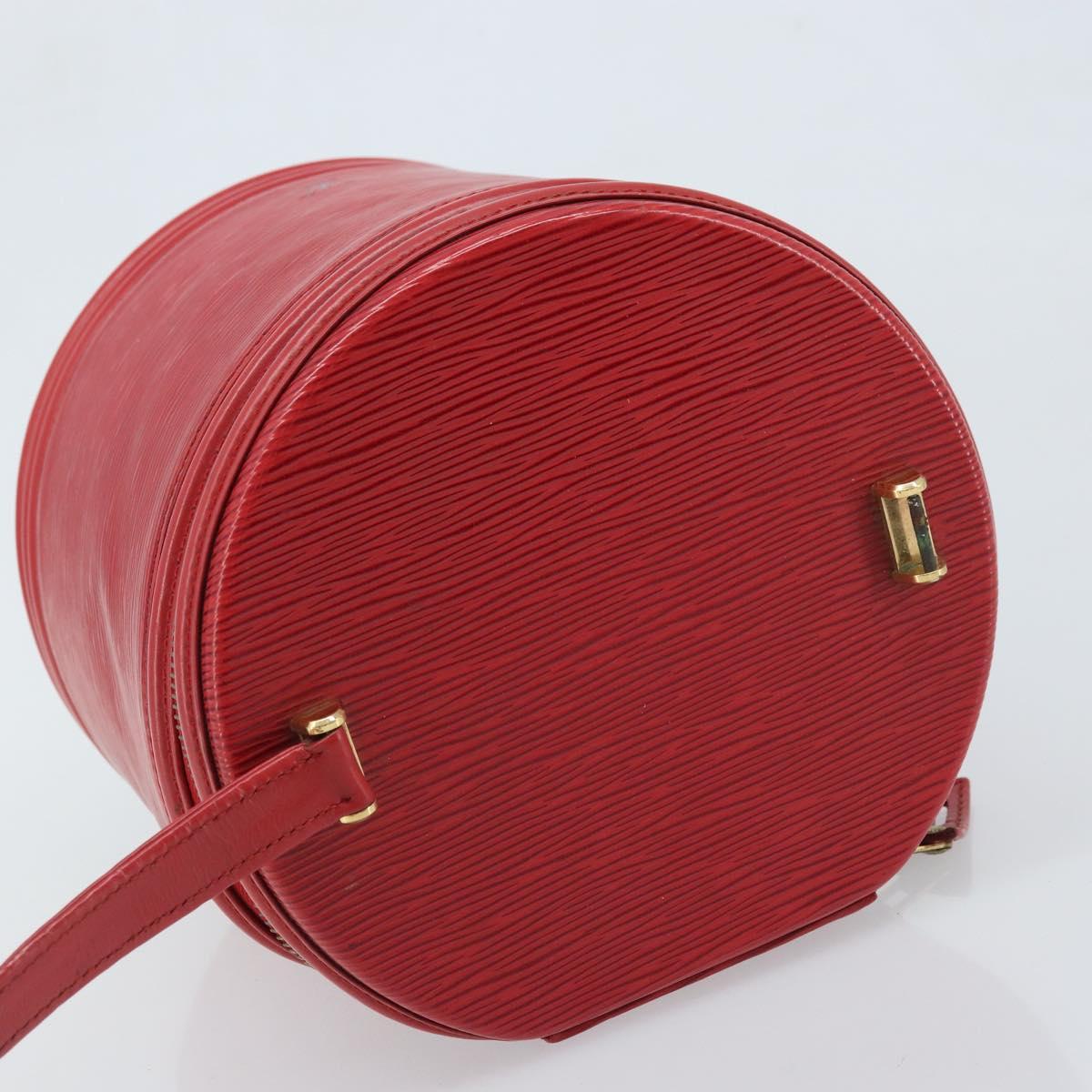 LOUIS VUITTON Epi Cannes Hand Bag Red M48037 LV Auth bs34129