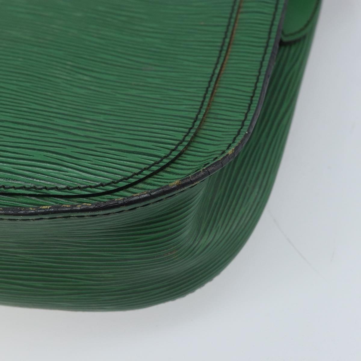 LOUIS VUITTON Epi Saint Cloud GM Shoulder Bag Green M52194 LV Auth bs34130