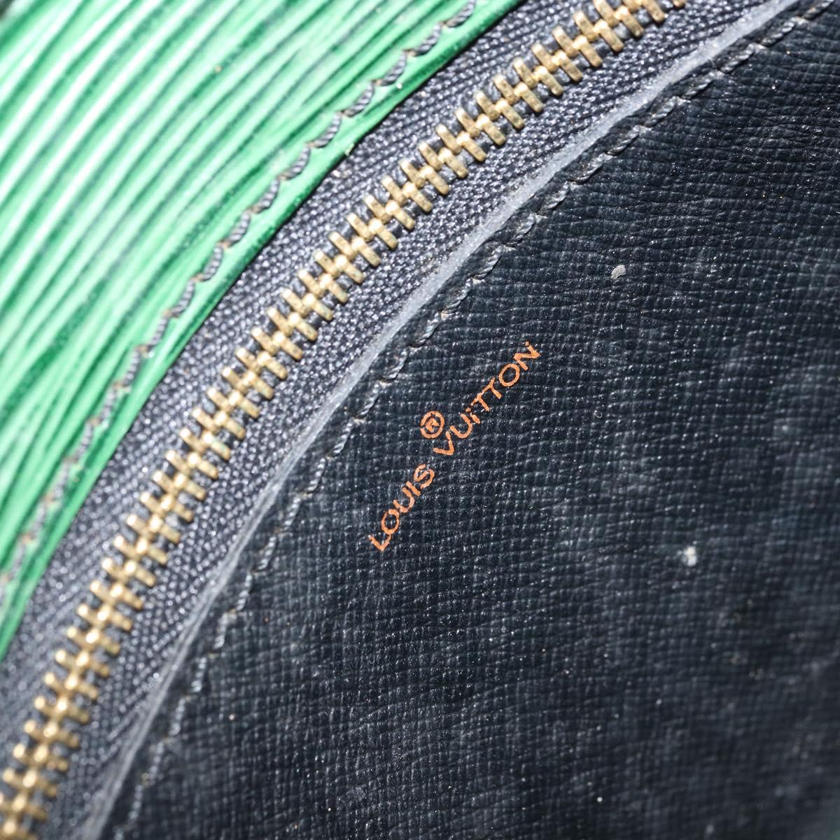 LOUIS VUITTON Epi Saint Cloud GM Shoulder Bag Green M52194 LV Auth bs34130