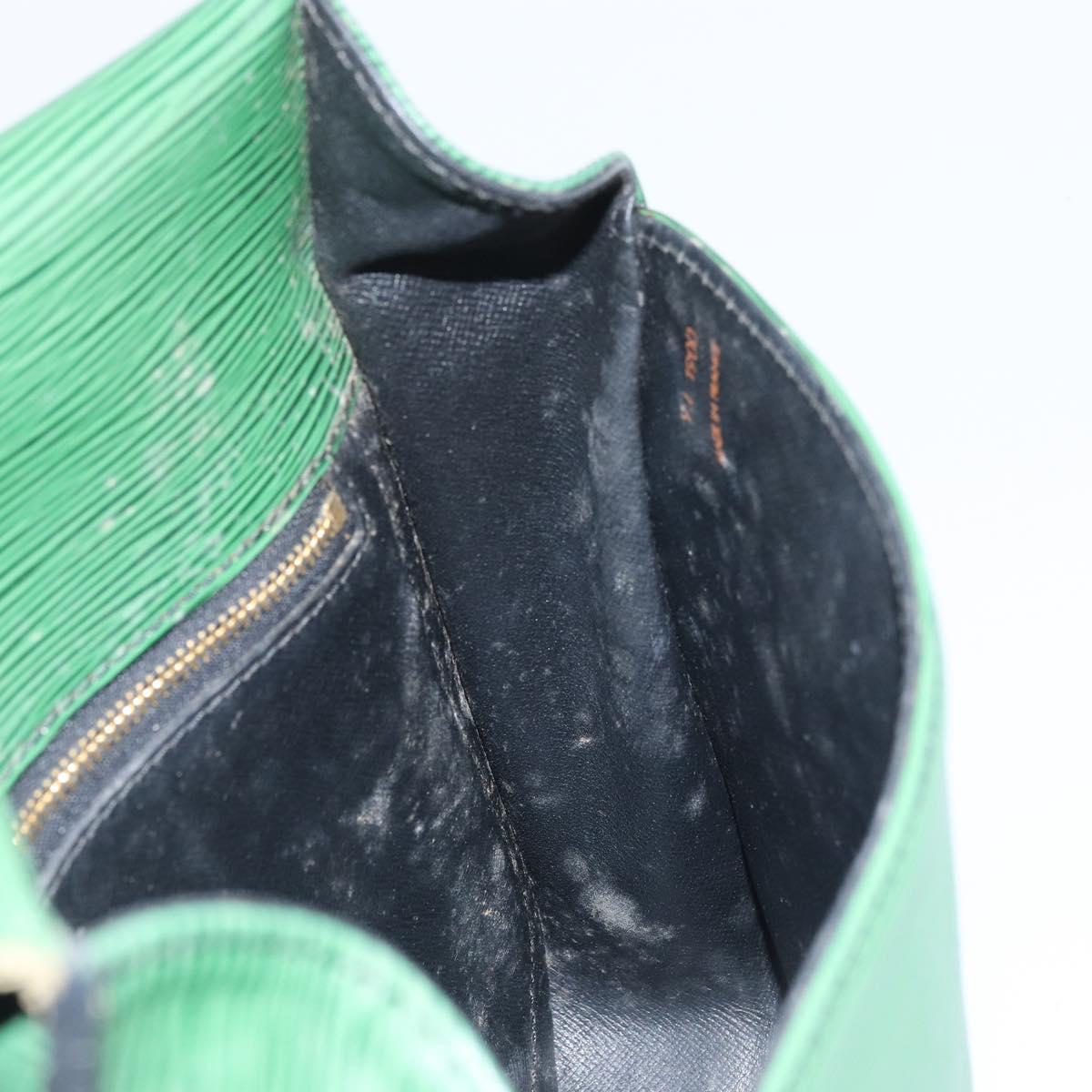 LOUIS VUITTON Epi Saint Cloud GM Shoulder Bag Green M52194 LV Auth bs34130