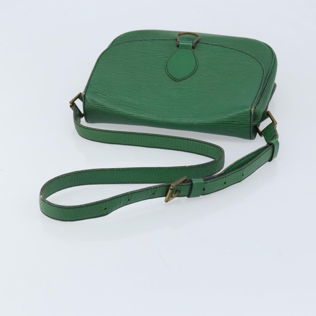 LOUIS VUITTON Epi Saint Cloud GM Shoulder Bag Green M52194 LV Auth bs34130