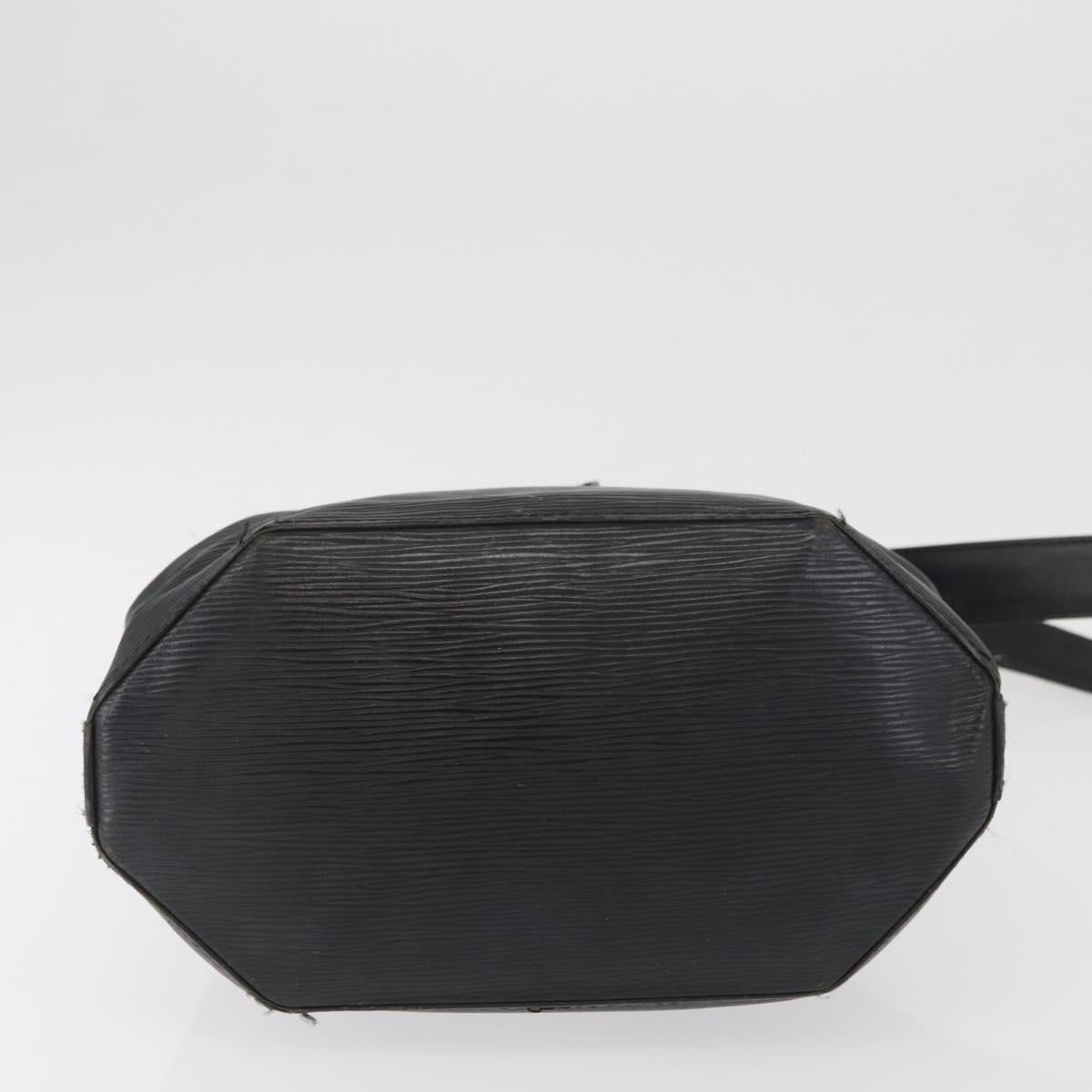 LOUIS VUITTON Epi Sac Depaule PM Shoulder Bag Black M80157 LV Auth bs34131