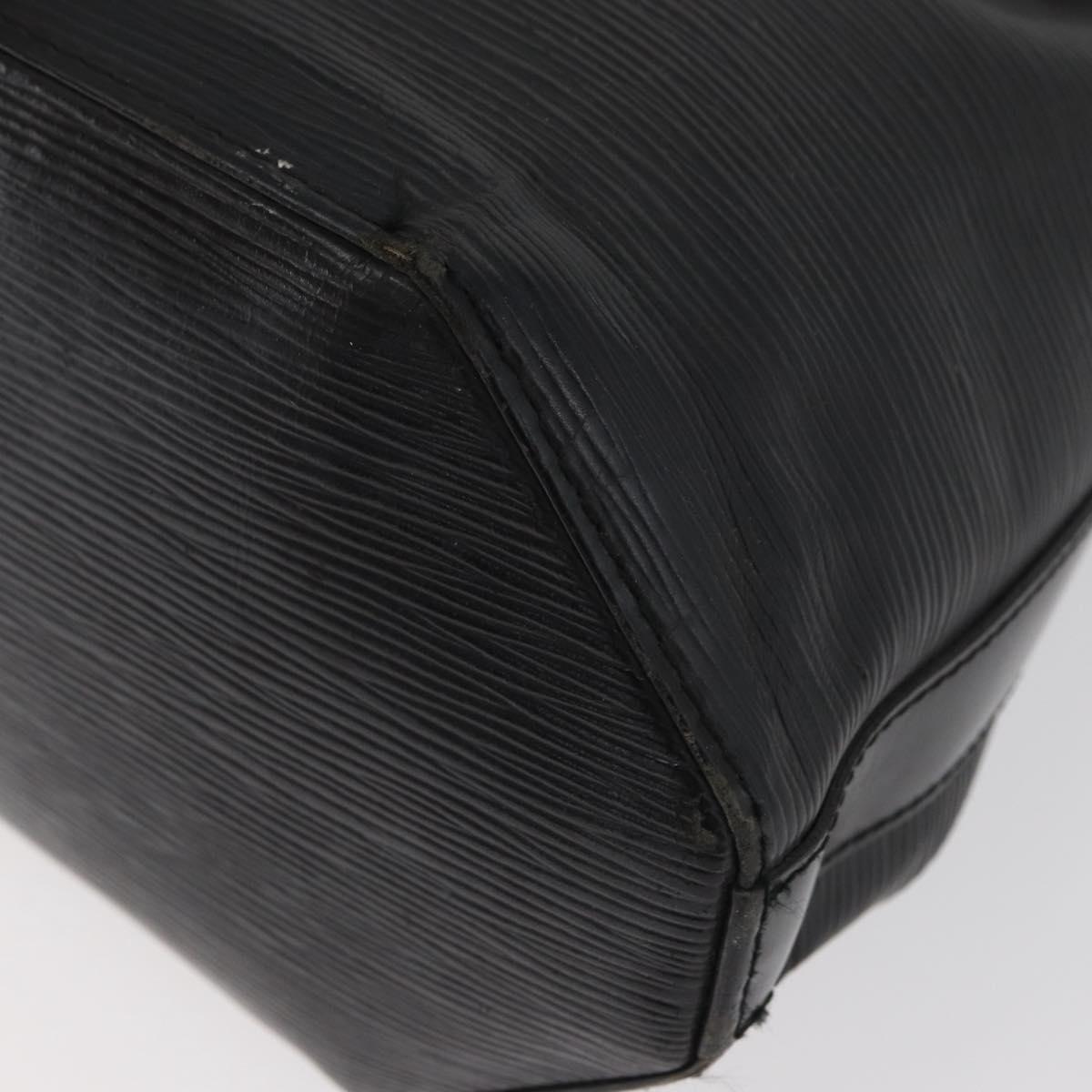 LOUIS VUITTON Epi Sac Depaule PM Shoulder Bag Black M80157 LV Auth bs34131