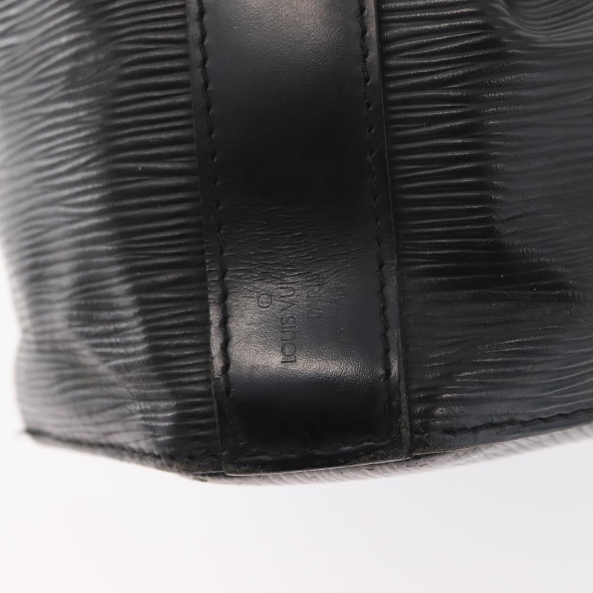 LOUIS VUITTON Epi Sac Depaule PM Shoulder Bag Black M80157 LV Auth bs34131