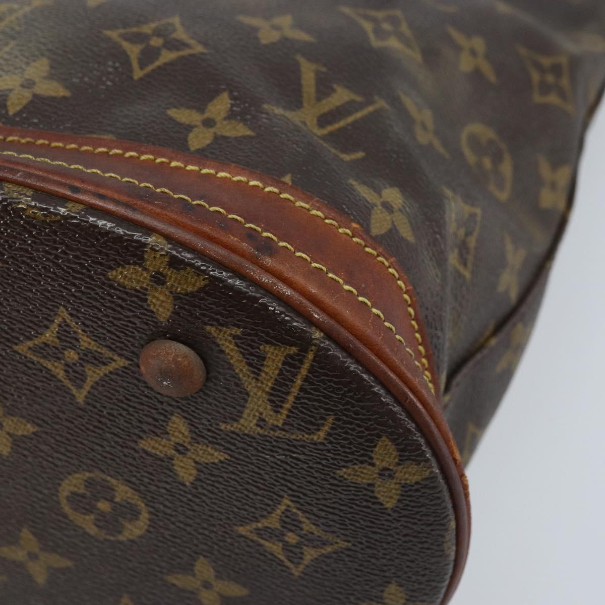 LOUIS VUITTON Monogram Bucket PM Shoulder Bag M42238 LV Auth bs34133