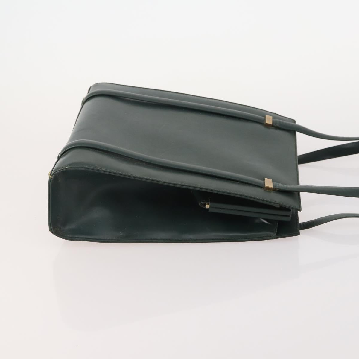 GUCCI GG Canvas Shoulder Bag Leather 3 Set Black Beige Auth bs34147