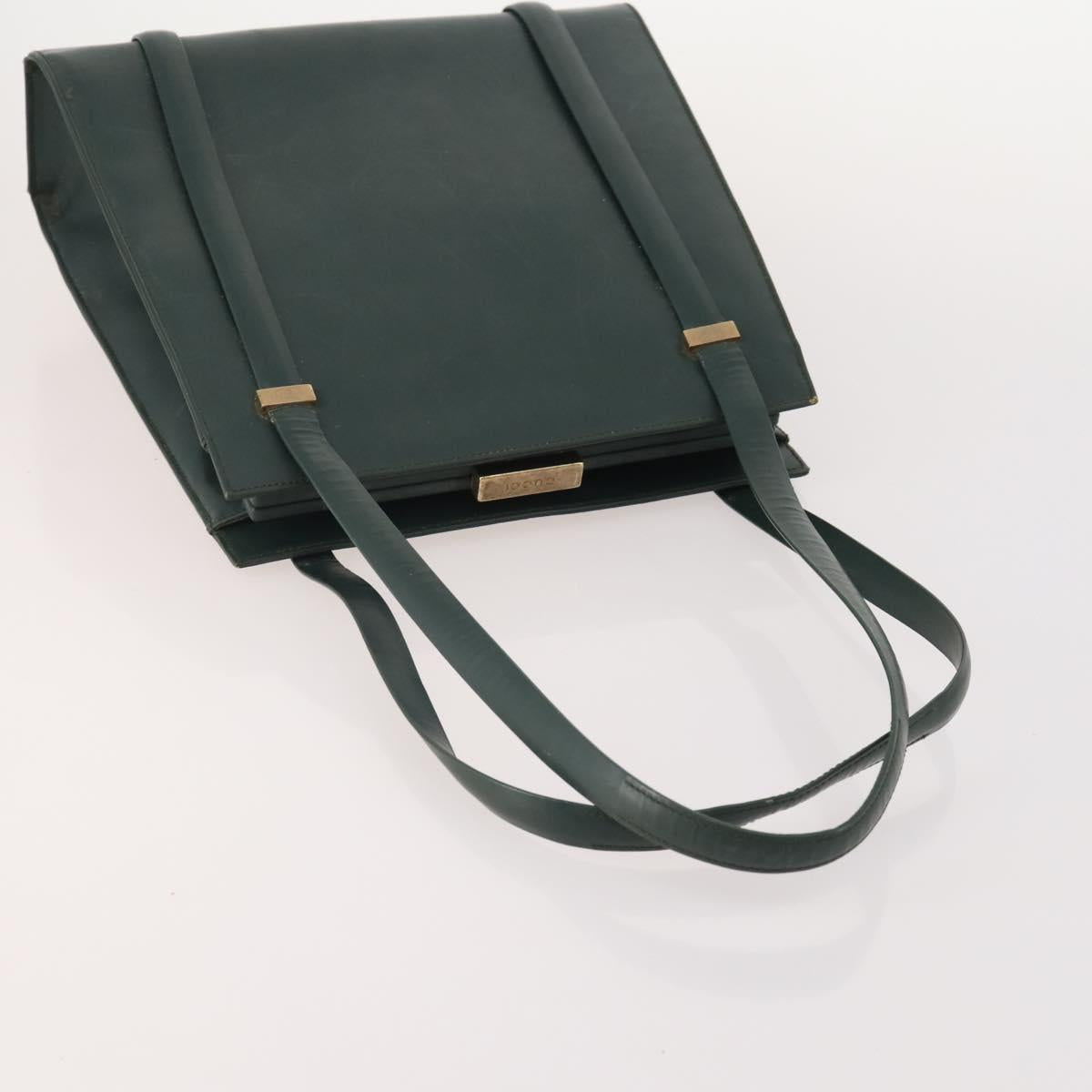 GUCCI GG Canvas Shoulder Bag Leather 3 Set Black Beige Auth bs34147