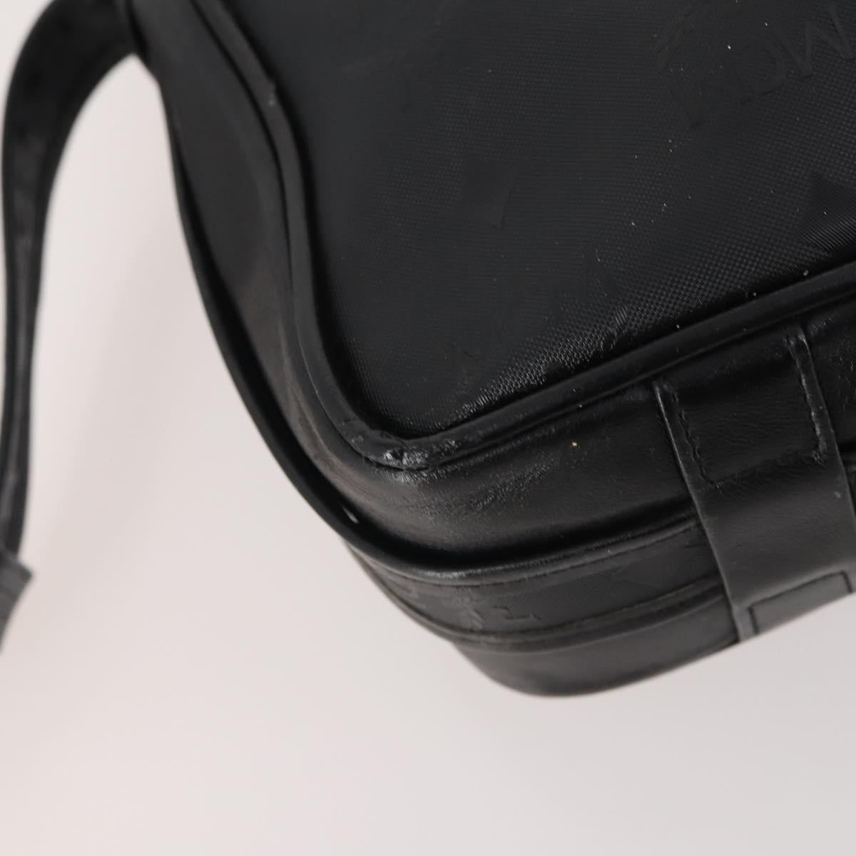 MCM Vicetos Logogram Shoulder Bag PVC Leather 2 Set Black Auth bs34160