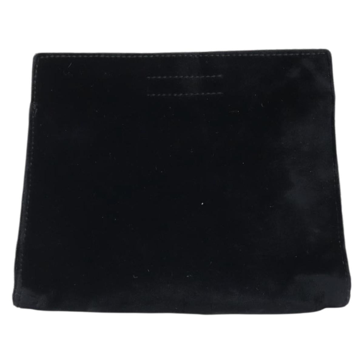 PRADA Pouch Velor Black Auth bs34170