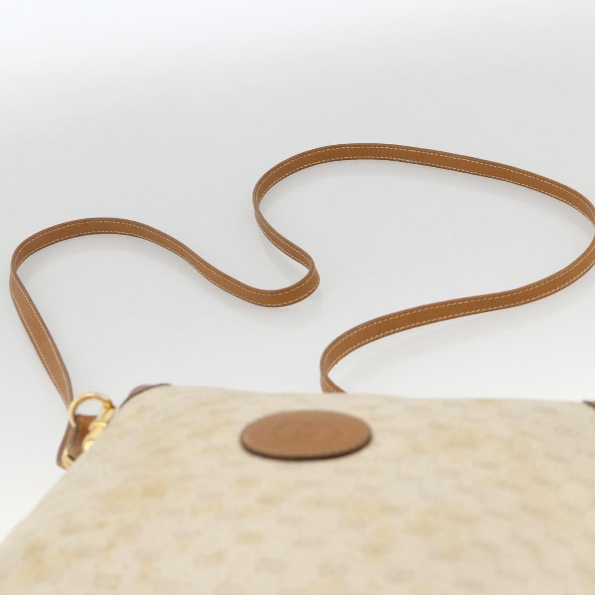 GUCCI Micro GG Supreme Shoulder Bag PVC Beige Gold 007 104 4916 Auth bs34174