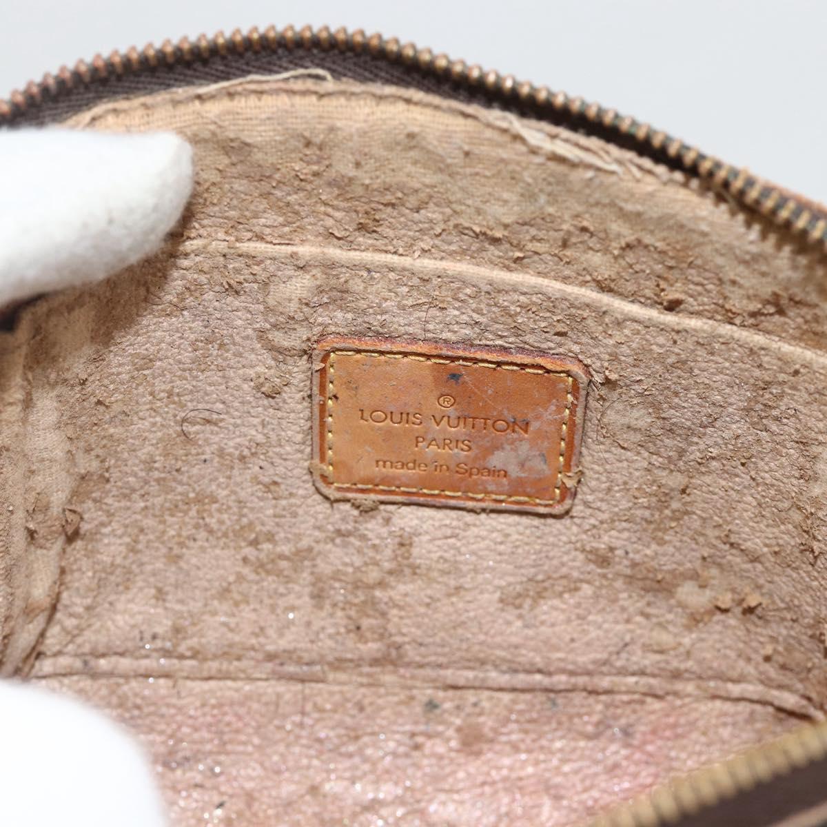 LOUIS VUITTON Monogram Pochette Cosmetic PM Pouch M43998 LV Auth bs34176