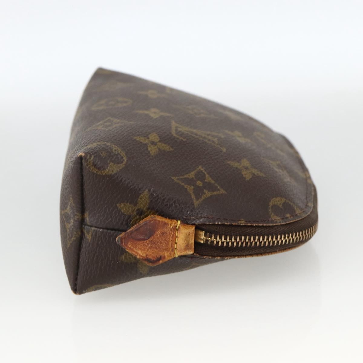 LOUIS VUITTON Monogram Pochette Cosmetic PM Pouch M43998 LV Auth bs34176