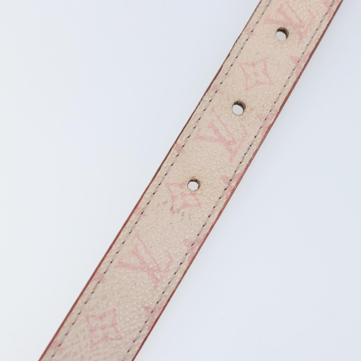 LOUIS VUITTON Monogram Cherry Blossom Ceinture Belt 40.2"" M9273Y Auth bs34187